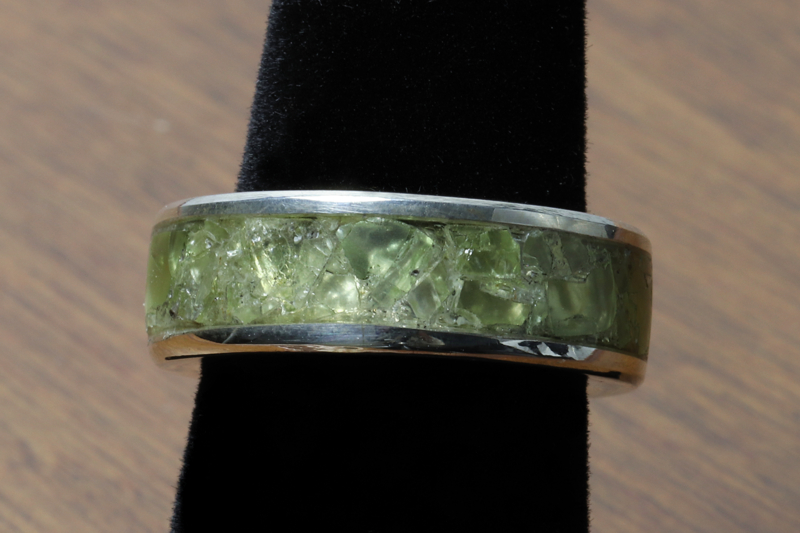 Apatite (ON)/ss Rings