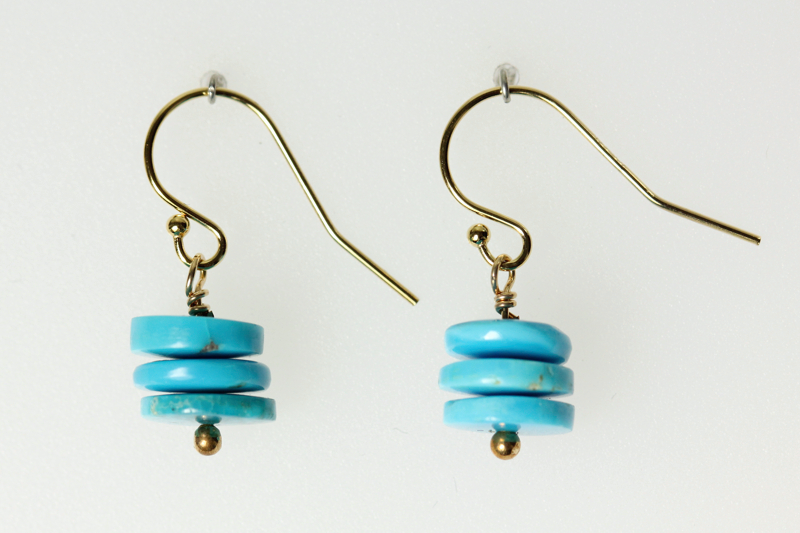 Turquoise/gf Earrings