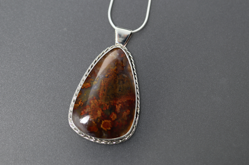 Agate (NS)/ss Pendants
