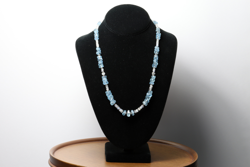 Aquamarine/ss Necklaces
