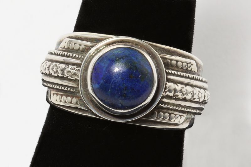 Azurite/ss Rings