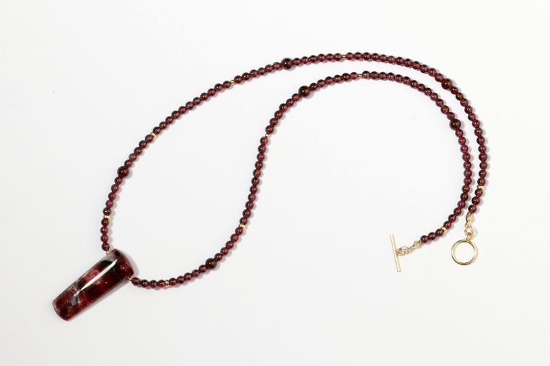 Eudialyte/gf necklaces