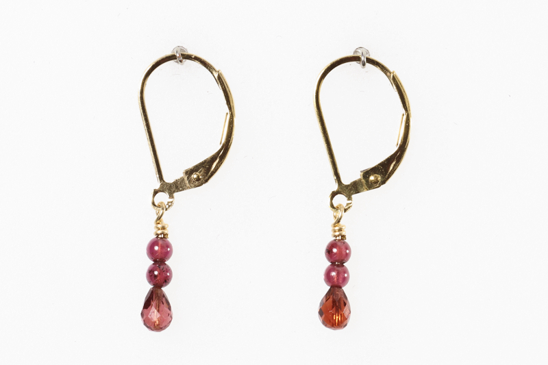 Garnets/gf Earrings