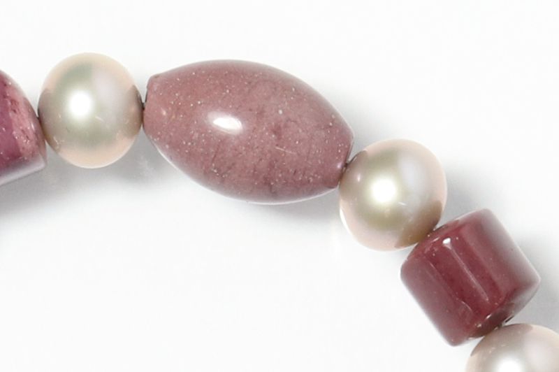 Jasper & Rhyolite/ss Bracelets