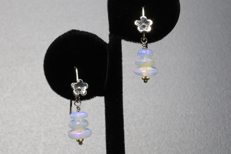 Opal/ss Earrings